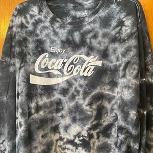 Authentic coca-cola tie dye shirt